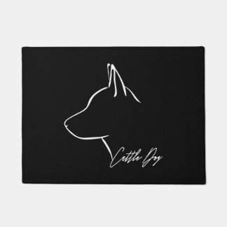 牛の犬プロフィール犬の母 ドアマット