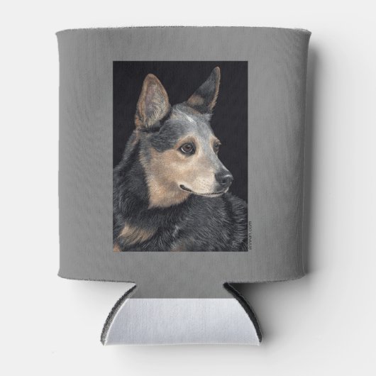牛の犬 – "Quigley" 缶クーラー (正面)