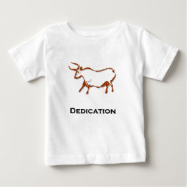 牛の献身ブラウン ベビーTシャツ
