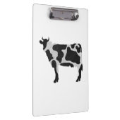 牛の白黒シルエット クリップボード (右)
