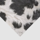 牛の白黒斑点ファー 薄葉紙 (詳細)