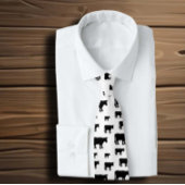 牛の白黒 ネクタイ