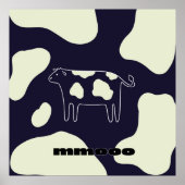 牛の白黒 ポスター (正面)