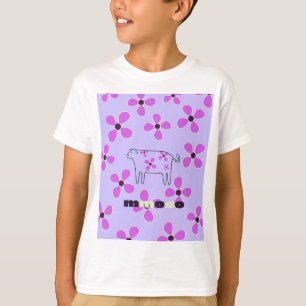 牛の白 Tシャツ