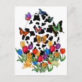 牛の皮の復活卵 シーズンポストカード (正面)