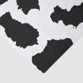 牛の皮の白黒パターン 薄葉紙 (詳細)