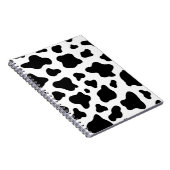 牛の皮の設計モダン素朴な農場 ノートブック (右側)