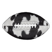 牛の皮白黒 アメリカンフットボール (正面)