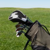 牛の皮白黒 ゴルフヘッドカバー (インサイチュ)