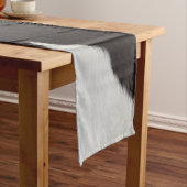 牛の皮白黒 ショートテーブルランナー (インサイチュ)