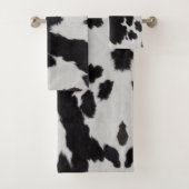 牛の皮白黒 バスタオルセット (インサイチュ)