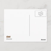 牛の皮茶色ムー! ポストカード (裏面)