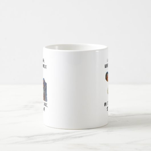 牛の私は甘い愛される優しい内気で無邪気である コーヒーマグカップ (中央)