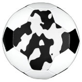 牛の紋様（白黒） サッカーボール (回転)