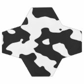 牛の紋様（白黒） サッカーボール (フラット)