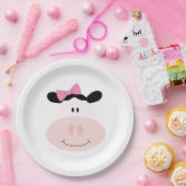 牛の紙プレート ペーパープレート (パーティー)