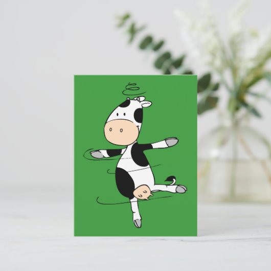 牛の紡績(ムービエスター) ポストカード (スタンド正面)