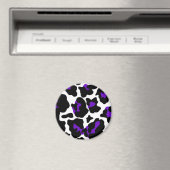 牛の紫色 マグネット (インサイチュ (食洗機))