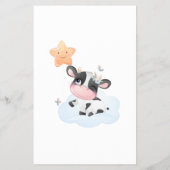 牛の美しい夢どのように良くゲームカードを知っている チラシ (裏面)