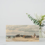 牛の群れが海の横に(by Eugene Burnand) カード (スタンド正面)