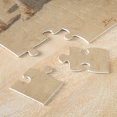 牛の群れが海の横に(by Eugene Burnand) ジグソーパズル (側面)