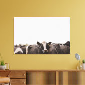 牛の群れと曇り空2 キャンバスプリント (インサイチュ (リビング))