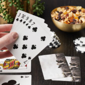 牛の群れと曇り空2 トランプ (インサイチュ)