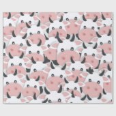 牛の群れ ラッピングペーパー (フラット)