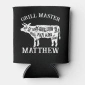 牛の肉カット図でグリルマスター缶クーラー 缶クーラー (正面)