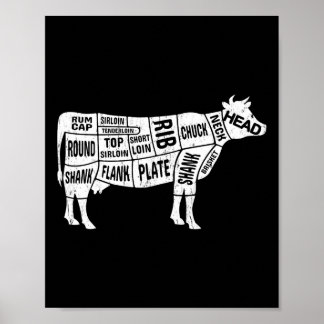 牛の肉屋ティー ポスター