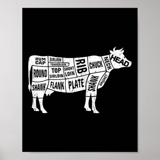 牛の肉屋ティー ポスター (正面)