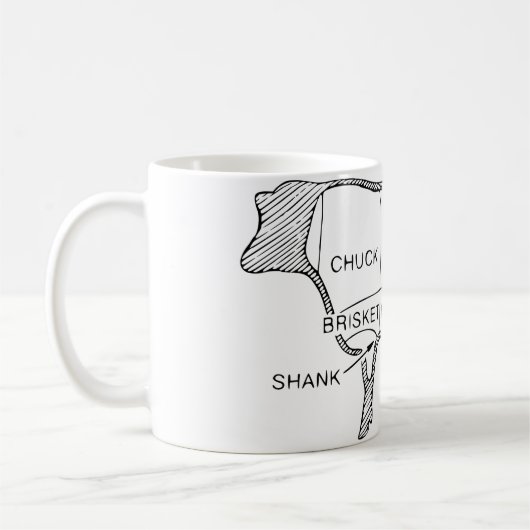 牛の肉質図(2) コーヒーマグカップ (左)