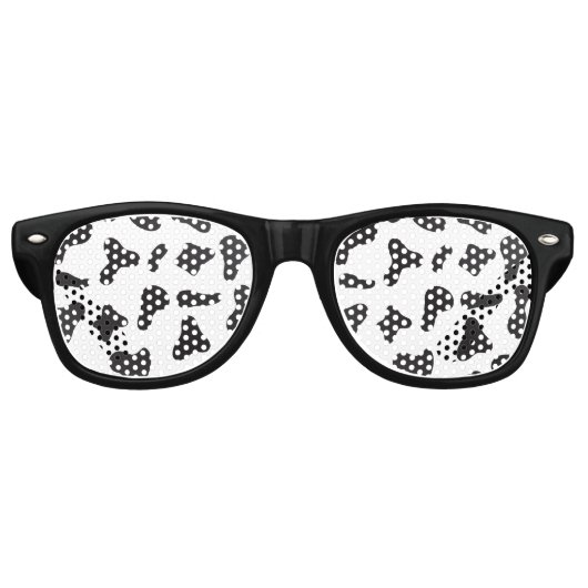 牛の肌の質感 レトロサングラス (正面)