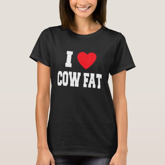 牛の脂が好き Tシャツ (正面)