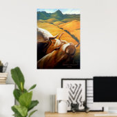 牛の至福 ポスター (ホームオフィス)