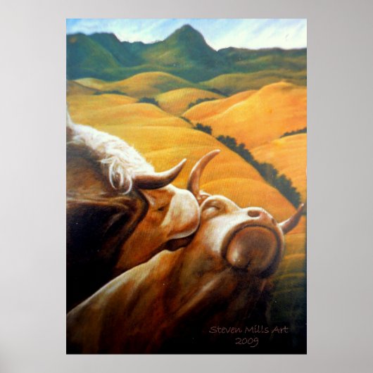 牛の至福 ポスター (正面)