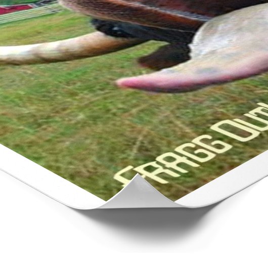 牛の舌の肉 ポスター (角)