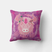 牛の花 クッション (裏面)