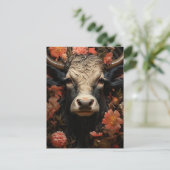 牛の花 ポストカード (スタンド正面)