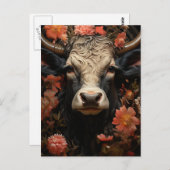 牛の花 ポストカード (正面/裏面)