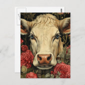 牛の花 ポストカード (正面/裏面)