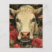 牛の花 ポストカード (正面)