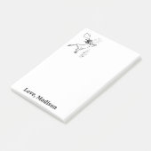 牛の草の色の付箋メモ ポストイット (アングル)