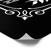 牛の言葉のアートの国からのかわいいアドバイス ポスター (角)