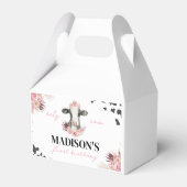 牛の誕生日パーティーのお願いボックス フェイバーボックス (裏面サイド)