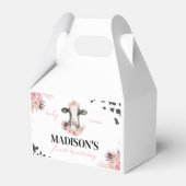 牛の誕生日パーティーのお願いボックス フェイバーボックス (正面サイド)