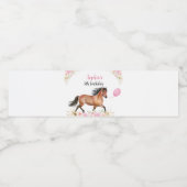 牛の誕生日パーティーウォーターボトルラベル ペットボトルラベル (シングルラベル)