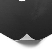 牛の豚の肉の切り取り肉小さなホルダー ポスター (角)