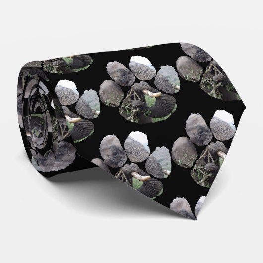 牛の象の足跡ネックタイ ネクタイ (ロール)