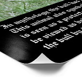 牛の象徴 ポスター (コーナー)